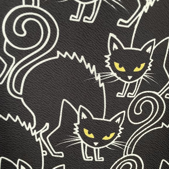 Smak Parlour Unique Vintage Scaredy Cat Cut Out Mini Dress - Picture 5 of 7